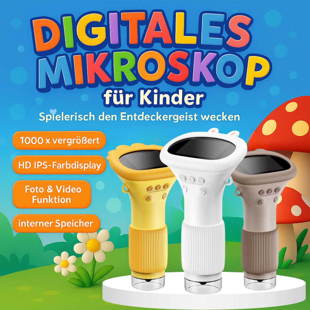 GlubiSkop™ - Digitales Mikroskop für kleine Entdecker